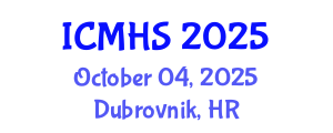 International Conference on Medicine and Health Sciences (ICMHS) October 04, 2025 - Dubrovnik, Croatia