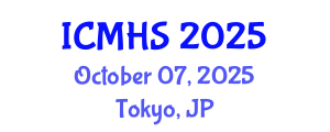 International Conference on Medicine and Health Sciences (ICMHS) October 07, 2025 - Tokyo, Japan
