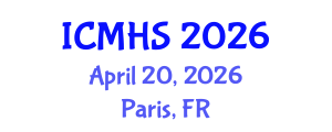 International Conference on Medicine and Health Sciences (ICMHS) April 20, 2026 - Paris, France International Conference on Medicine and Health Sciences (ICMHS) April 20, 2026 - Paris, France