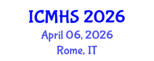 International Conference on Medicine and Health Sciences (ICMHS) April 06, 2026 - Rome, Italy