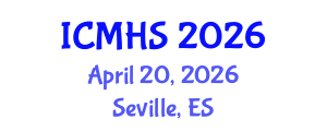 International Conference on Medicine and Health Sciences (ICMHS) April 20, 2026 - Seville, Spain International Conference on Medicine and Health Sciences (ICMHS) April 20, 2026 - Seville, Spain
