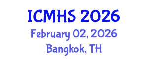 International Conference on Medicine and Health Sciences (ICMHS) February 02, 2026 - Bangkok, Thailand International Conference on Medicine and Health Sciences (ICMHS) February 02, 2026 - Bangkok, Thailand