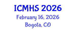 International Conference on Medicine and Health Sciences (ICMHS) February 16, 2026 - Bogota, Colombia International Conference on Medicine and Health Sciences (ICMHS) February 16, 2026 - Bogota, Colombia