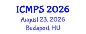 International Conference on Medicine and Pharmacological Sciences (ICMPS) August 23, 2026 - Budapest, Hungary