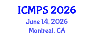 International Conference on Medicine and Pharmacological Sciences (ICMPS) June 14, 2026 - Montreal, Canada