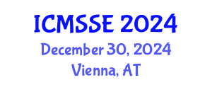 International Conference on Medicine and Science in Sports and Exercise (ICMSSE) December 30, 2024 - Vienna, Austria
