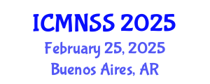 International Conference on MEMS, Nano and Smart Systems (ICMNSS) February 25, 2025 - Buenos Aires, Argentina
