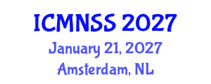 International Conference on MEMS, Nano and Smart Systems (ICMNSS) January 21, 2027 - Amsterdam, Netherlands International Conference on MEMS, Nano and Smart Systems (ICMNSS) January 21, 2027 - Amsterdam, Netherlands