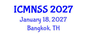 International Conference on MEMS, Nano and Smart Systems (ICMNSS) January 18, 2027 - Bangkok, Thailand International Conference on MEMS, Nano and Smart Systems (ICMNSS) January 18, 2027 - Bangkok, Thailand