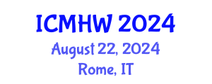 International Conference on Mental Health and Wellness (ICMHW) August 22, 2024 - Rome, Italy