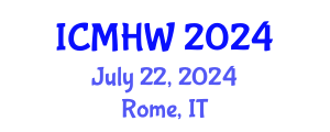International Conference on Mental Health and Wellness (ICMHW) July 22, 2024 - Rome, Italy