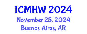 International Conference on Mental Health and Wellness (ICMHW) November 25, 2024 - Buenos Aires, Argentina