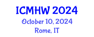 International Conference on Mental Health and Wellness (ICMHW) October 10, 2024 - Rome, Italy