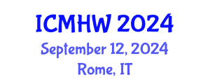 International Conference on Mental Health and Wellness (ICMHW) September 12, 2024 - Rome, Italy