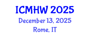 International Conference on Mental Health and Wellness (ICMHW) December 13, 2025 - Rome, Italy