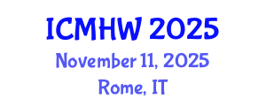 International Conference on Mental Health and Wellness (ICMHW) November 11, 2025 - Rome, Italy