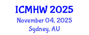 International Conference on Mental Health and Wellness (ICMHW) November 04, 2025 - Sydney, Australia