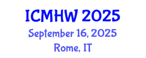 International Conference on Mental Health and Wellness (ICMHW) September 16, 2025 - Rome, Italy
