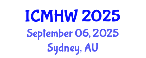 International Conference on Mental Health and Wellness (ICMHW) September 06, 2025 - Sydney, Australia