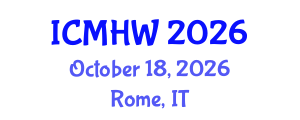 International Conference on Mental Health and Wellness (ICMHW) October 18, 2026 - Rome, Italy