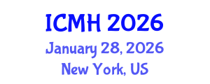International Conference on Mental Health (ICMH) January 28, 2026 - New York, United States
