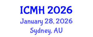 International Conference on Mental Health (ICMH) January 28, 2026 - Sydney, Australia