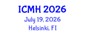 International Conference on Mental Health (ICMH) July 19, 2026 - Helsinki, Finland