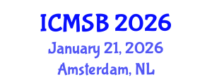 International Conference on Metabolomics and Systems Biology (ICMSB) January 21, 2026 - Amsterdam, Netherlands