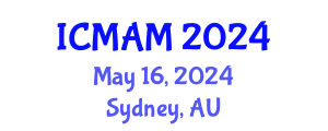 International Conference on Metal Additive Manufacturing (ICMAM) May 16, 2024 - Sydney, Australia