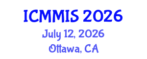 International Conference on Metal Material, Iron and Steel (ICMMIS) July 12, 2026 - Ottawa, Canada