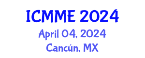 International Conference on Metallurgical and Materials Engineering (ICMME) April 04, 2024 - Cancún, Mexico