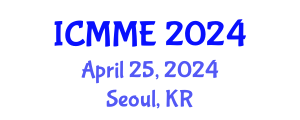 International Conference on Metallurgical and Materials Engineering (ICMME) April 25, 2024 - Seoul, Republic of Korea