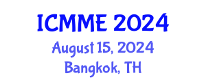 International Conference on Metallurgical and Materials Engineering (ICMME) August 15, 2024 - Bangkok, Thailand