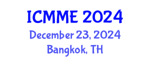 International Conference on Metallurgical and Materials Engineering (ICMME) December 23, 2024 - Bangkok, Thailand
