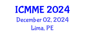 International Conference on Metallurgical and Materials Engineering (ICMME) December 02, 2024 - Lima, Peru