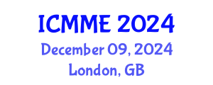 International Conference on Metallurgical and Materials Engineering (ICMME) December 09, 2024 - London, United Kingdom