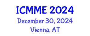 International Conference on Metallurgical and Materials Engineering (ICMME) December 30, 2024 - Vienna, Austria
