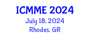 International Conference on Metallurgical and Materials Engineering (ICMME) July 18, 2024 - Rhodes, Greece