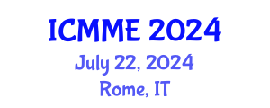 International Conference on Metallurgical and Materials Engineering (ICMME) July 22, 2024 - Rome, Italy