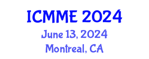 International Conference on Metallurgical and Materials Engineering (ICMME) June 13, 2024 - Montreal, Canada
