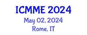 International Conference on Metallurgical and Materials Engineering (ICMME) May 02, 2024 - Rome, Italy