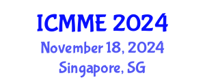International Conference on Metallurgical and Materials Engineering (ICMME) November 18, 2024 - Singapore, Singapore