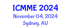 International Conference on Metallurgical and Materials Engineering (ICMME) November 04, 2024 - Sydney, Australia