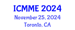 International Conference on Metallurgical and Materials Engineering (ICMME) November 25, 2024 - Toronto, Canada