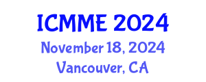 International Conference on Metallurgical and Materials Engineering (ICMME) November 18, 2024 - Vancouver, Canada