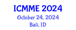 International Conference on Metallurgical and Materials Engineering (ICMME) October 24, 2024 - Bali, Indonesia