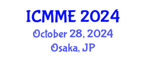 International Conference on Metallurgical and Materials Engineering (ICMME) October 28, 2024 - Osaka, Japan