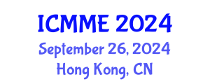 International Conference on Metallurgical and Materials Engineering (ICMME) September 26, 2024 - Hong Kong, China