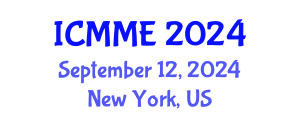 International Conference on Metallurgical and Materials Engineering (ICMME) September 12, 2024 - New York, United States