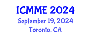 International Conference on Metallurgical and Materials Engineering (ICMME) September 19, 2024 - Toronto, Canada
